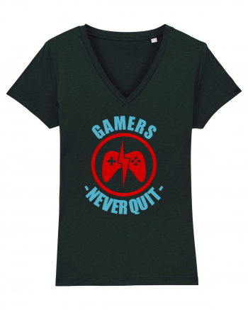 Gamers Never Quit Black