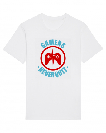 Gamers Never Quit White