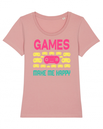 Games Make Me Happy Canyon Pink