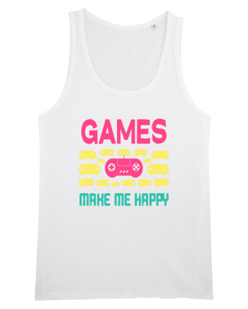 Games Make Me Happy White