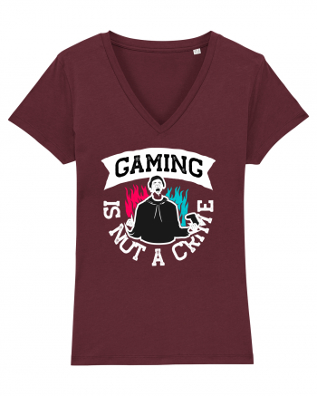 Gaming Is Not A Crime Burgundy