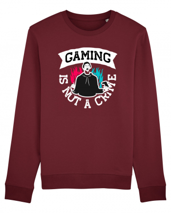 Gaming Is Not A Crime Burgundy