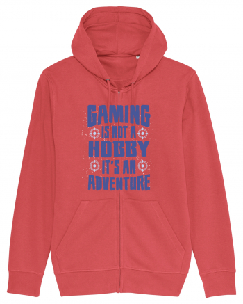 Gaming Is An Adventure Carmine Red