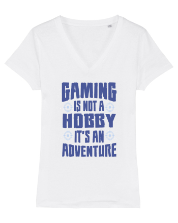 Gaming Is An Adventure White