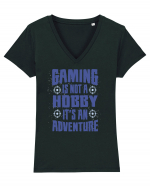 Gaming Is An Adventure Tricou mânecă scurtă guler V Damă Evoker