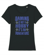 Gaming Is An Adventure Tricou mânecă scurtă guler larg fitted Damă Expresser