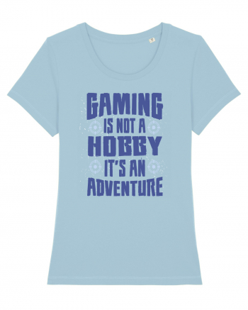 Gaming Is An Adventure Sky Blue