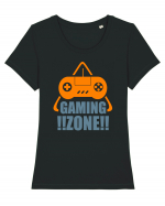 Gaming Zone Tricou mânecă scurtă guler larg fitted Damă Expresser