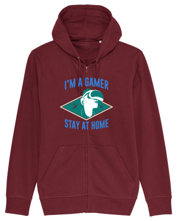 I'm A Gamer, Stay At Home Burgundy