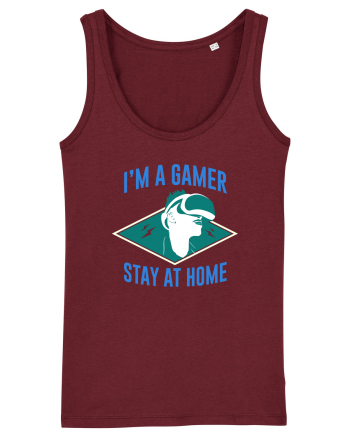 I'm A Gamer, Stay At Home Burgundy
