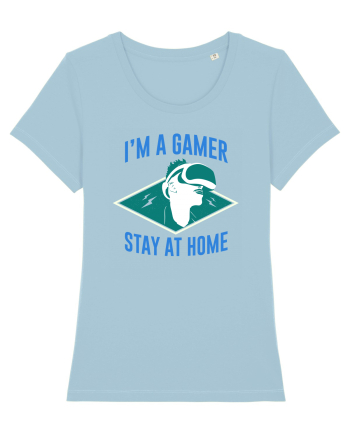 I'm A Gamer, Stay At Home Sky Blue