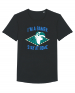 I'm A Gamer, Stay At Home Tricou mânecă scurtă guler larg Bărbat Skater