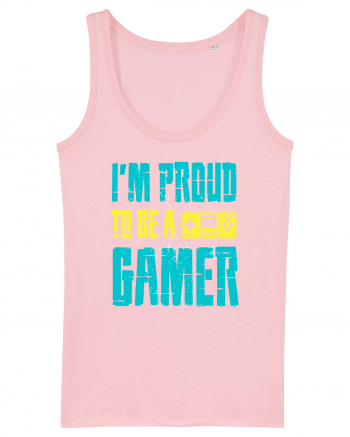 I'm Proud To Be A Gamer Cotton Pink