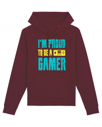 I'm Proud To Be A Gamer Burgundy