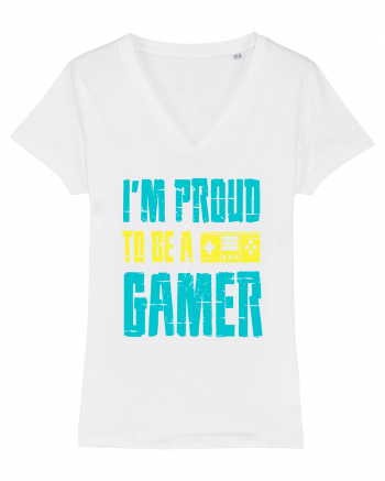 I'm Proud To Be A Gamer White