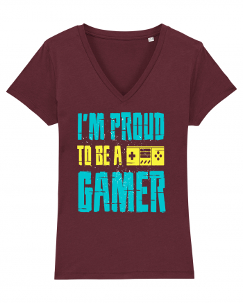 I'm Proud To Be A Gamer Burgundy