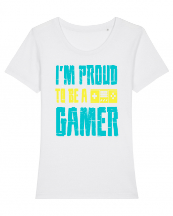 I'm Proud To Be A Gamer White