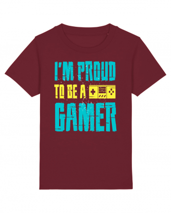 I'm Proud To Be A Gamer Burgundy