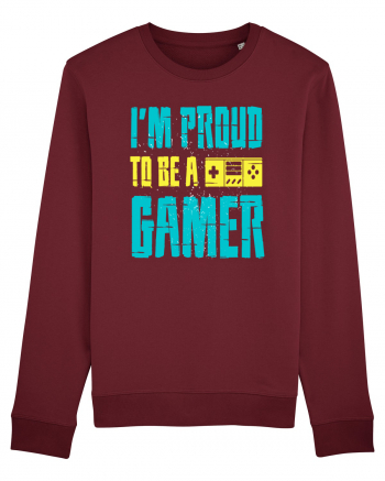 I'm Proud To Be A Gamer Burgundy