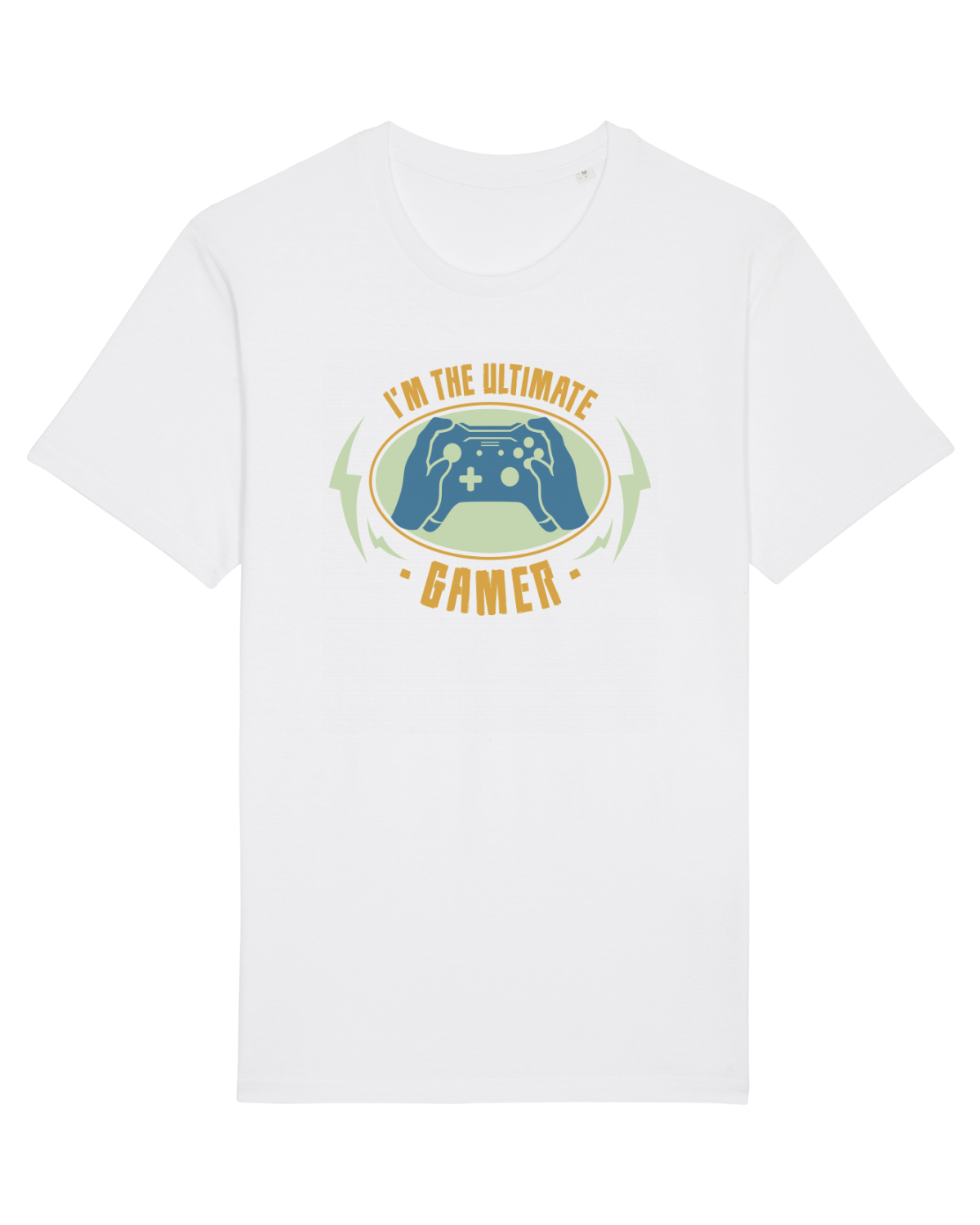 Tricou mânecă scurtă Unisex Rocker White