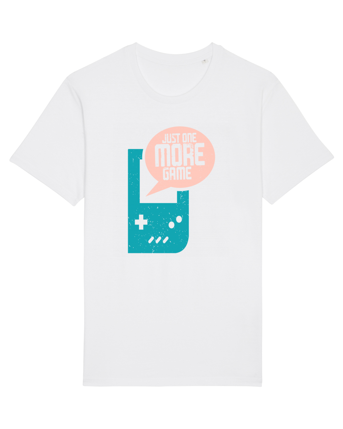 Tricou mânecă scurtă Unisex Rocker White