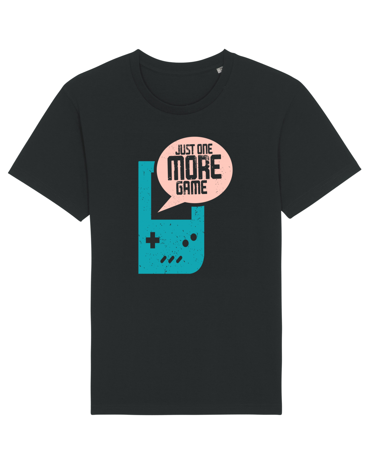 Tricou mânecă scurtă Unisex Rocker Black