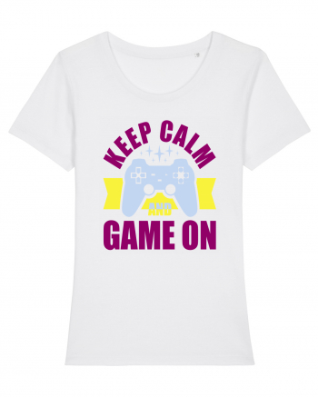Keep Calm And Game On White