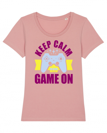 Keep Calm And Game On Canyon Pink
