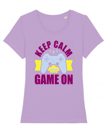 Keep Calm And Game On Lavender Dawn
