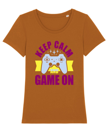 Keep Calm And Game On Roasted Orange