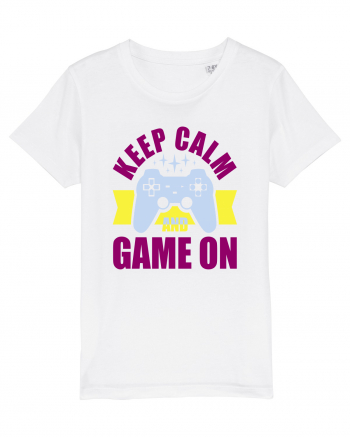 Keep Calm And Game On White