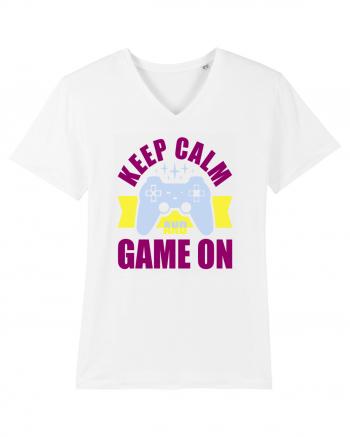 Keep Calm And Game On White