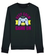 Keep Calm And Game On Bluză mânecă lungă Unisex Rise