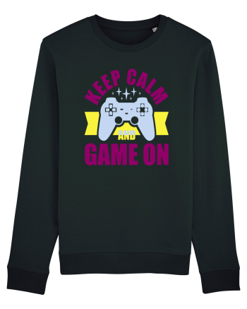 Keep Calm And Game On Black