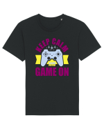 Keep Calm And Game On Tricou mânecă scurtă Unisex Rocker