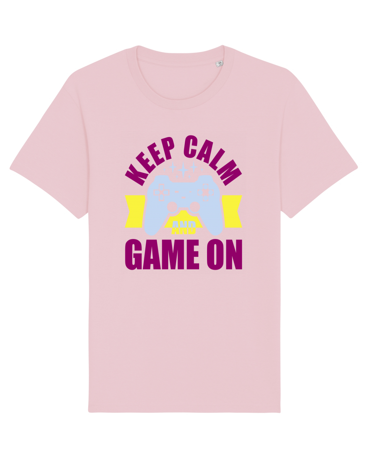 Tricou mânecă scurtă Unisex Rocker Cotton Pink