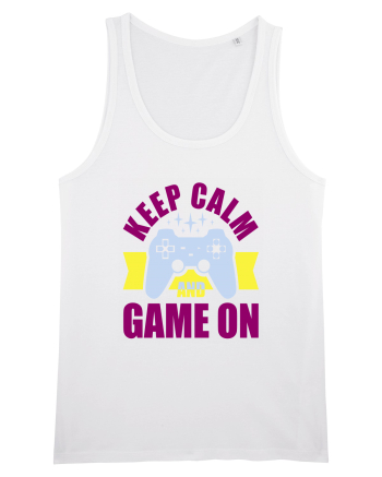 Keep Calm And Game On White
