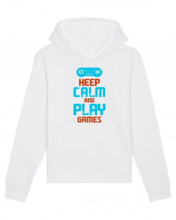 Keep Calm And Play Games White