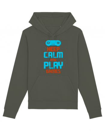 Keep Calm And Play Games Khaki