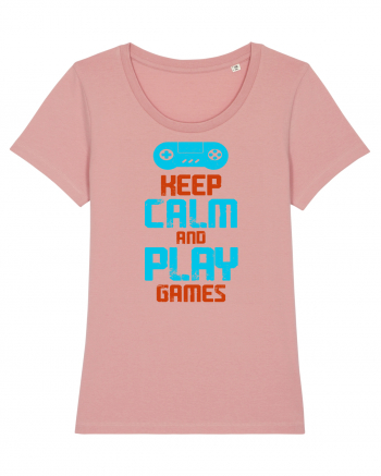 Keep Calm And Play Games Canyon Pink