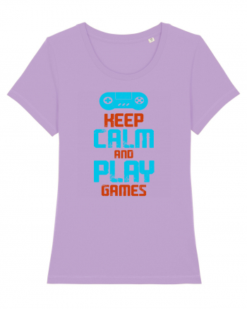 Keep Calm And Play Games Lavender Dawn