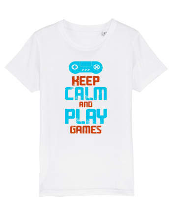 Keep Calm And Play Games White