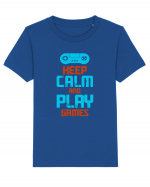 Keep Calm And Play Games Tricou mânecă scurtă  Copii Mini Creator