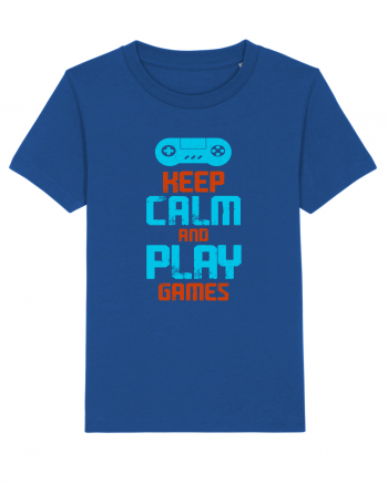 Keep Calm And Play Games Majorelle Blue