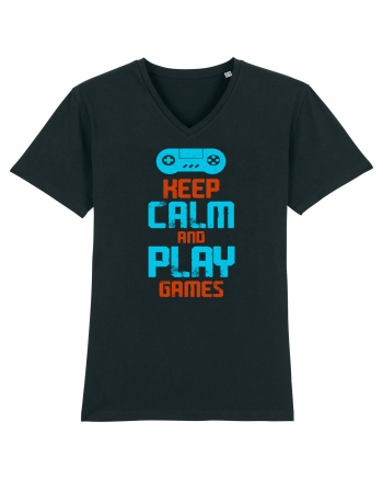 Keep Calm And Play Games Black