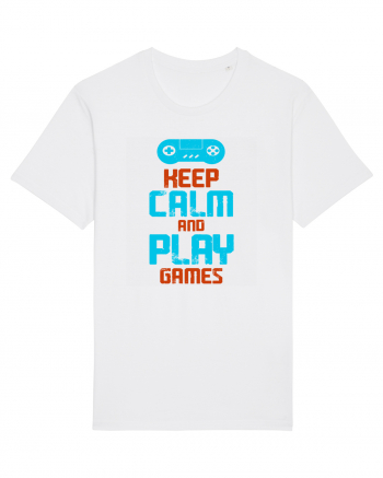 Keep Calm And Play Games White