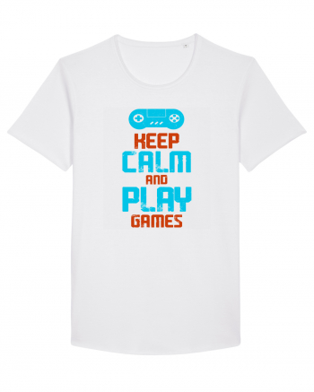 Keep Calm And Play Games White