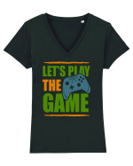 Let's Play The Game Tricou mânecă scurtă guler V Damă Evoker