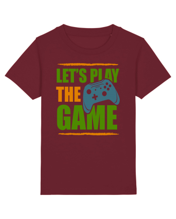 Let's Play The Game Burgundy