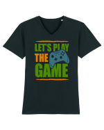 Let's Play The Game Tricou mânecă scurtă guler V Bărbat Presenter
